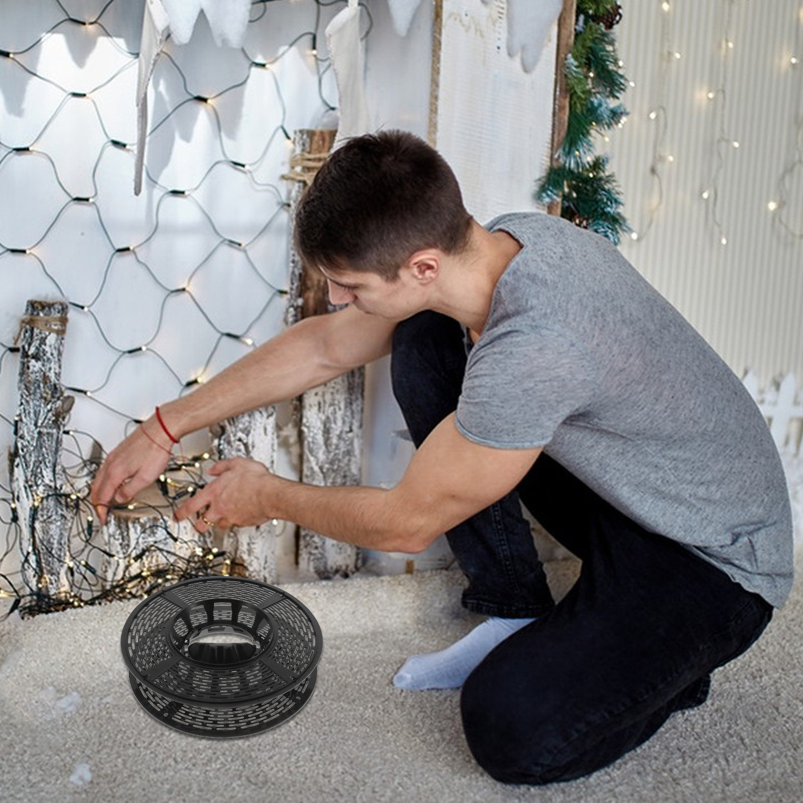 Penggulung Kabel Lampu Natal,  - Reel Handle ulasan dan harga